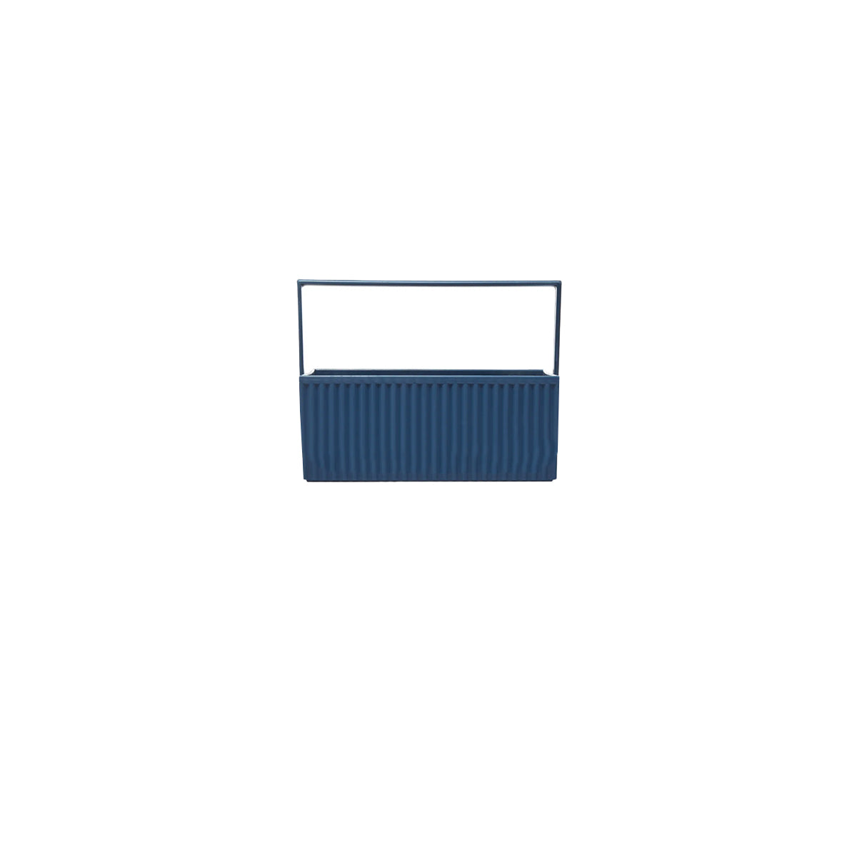 Hachiman - Omnioffre Storage box 12,8x24,6xH7,9 cm Blu scuro - Taninihome.com