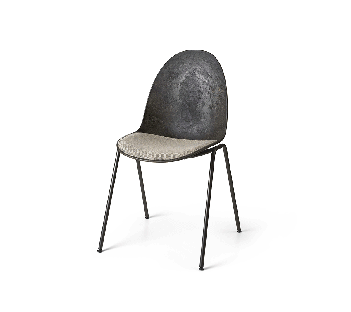Mater - Eternity Sidechair Nero grigio - Taninihome.com