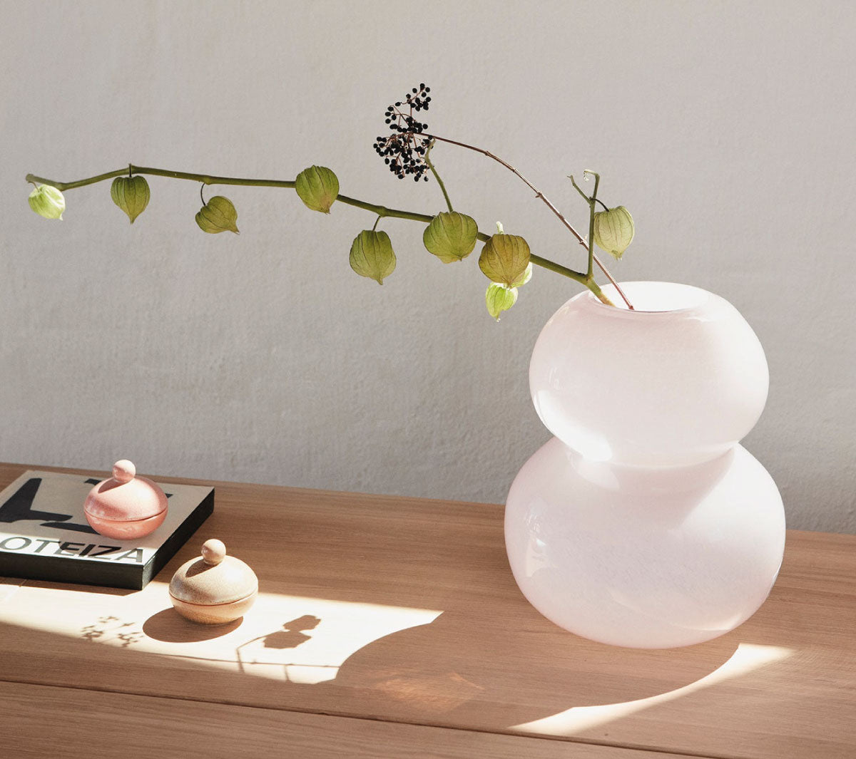  Accessori living  - Lasi vase - Large - Rose - Taninihome.com