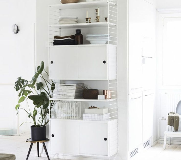  Librerie e sistemi  - Composizione Living White - Taninihome.com