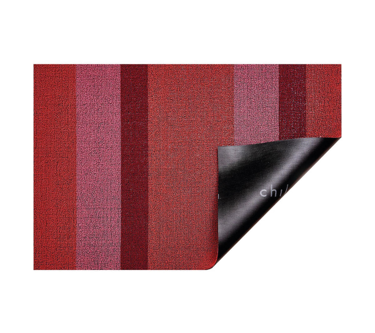 Bold Stripe Shag Mat - Punch