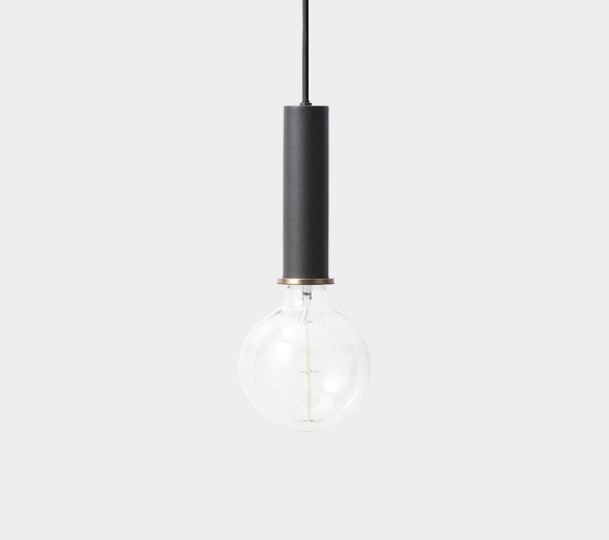 Ferm Living - Socket Pendant High - Black - Taninihome.com