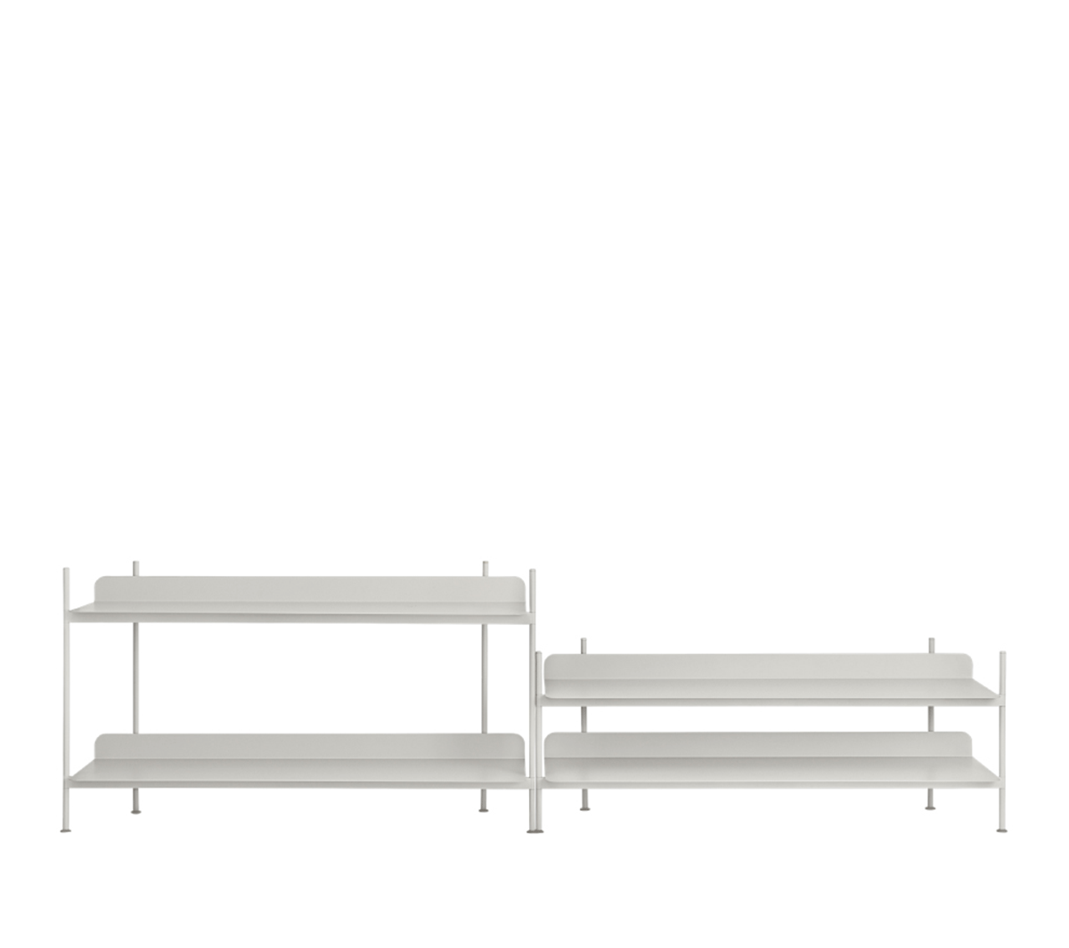 Muuto - Compile 241xH67,5 cm Grigio chiaro - Taninihome.com