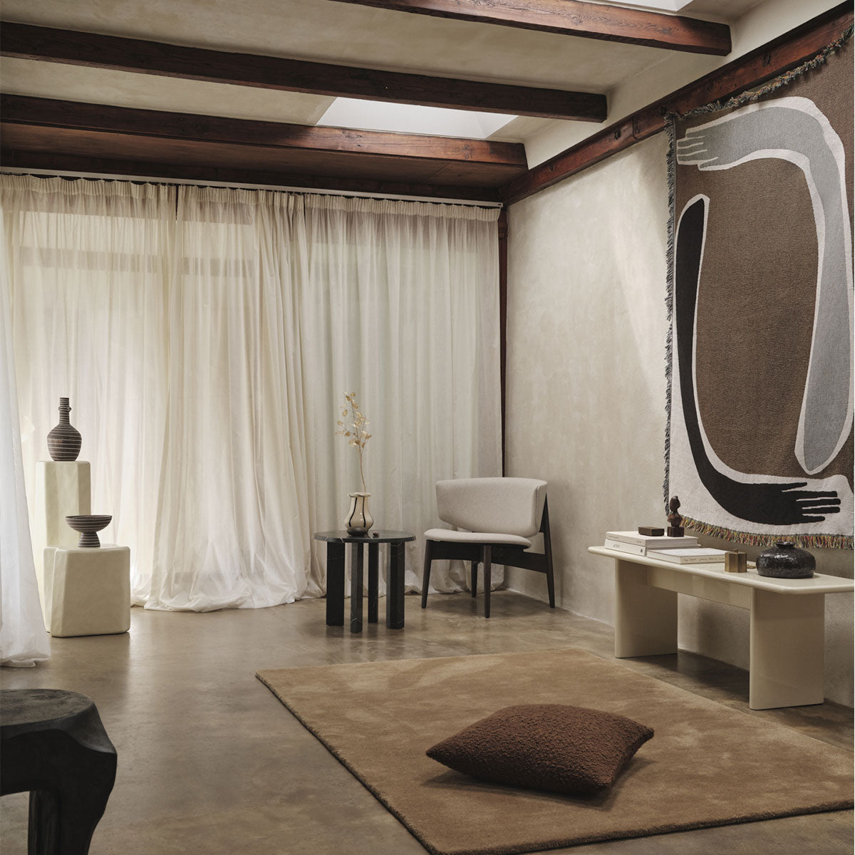 Ferm Living - Pose Tapestry Blanket - Taninihome.com